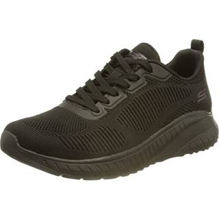 Skechers Skechers Black Chrome Womens Bobs Squad Chaos Face Off Trainers