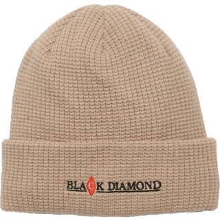 Merino beanie - Black Diamond - Beige
