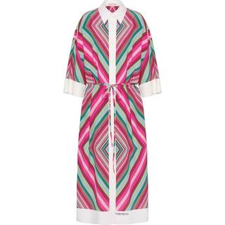 Valentino Rhombus 75 silk shirt dress - multicoloured - XS