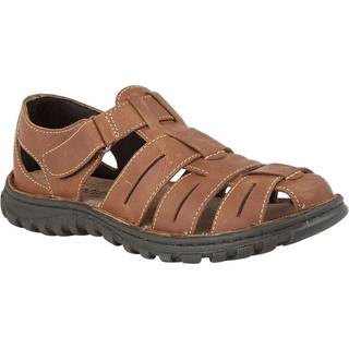 Lotus Lotus Brown Leather Fisherman Sandals