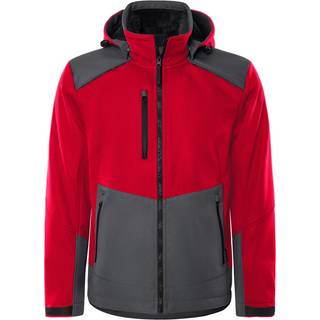 Fristads 127188 Softshell vinter jakke 4060 / Arbejdsjakke Rød/Grøn L