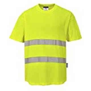 Mesh t-shirt - Gul (Størrelse: M)