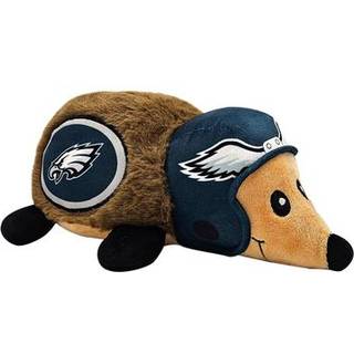NFL Philadelphia Eagles Plys Hedgehog Legetj til hunde og katte Cool bldt kledyrslegetj til sjov og interaktiv leg Hundetyggelegetj med Sque