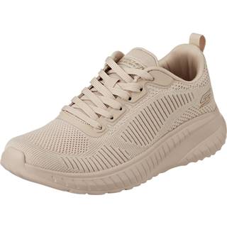 Skechers Skechers Natural Womens Bobs Squad Chaos Face Off Trainers