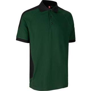 ID 0322 PRO Wear poloshirt kontrast Flaskegrøn 2XL