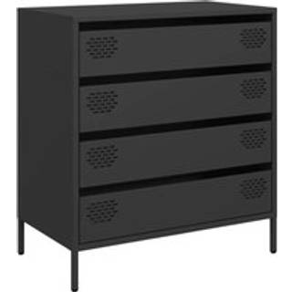 skænk 68x39x73,5 cm koldvalset stål sort