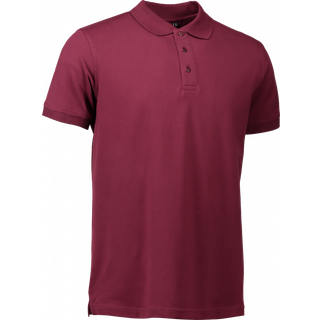 ID Stretch Herre Polo - Bordeaux - XS