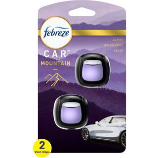 Febreze Car Mountain Scent Air Freshener Vent Clip 0,07 oz 2 Count