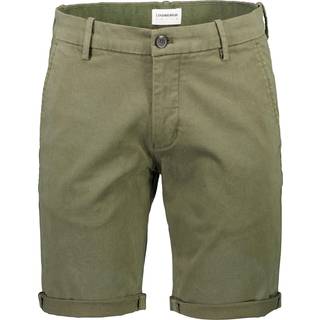 Lindbergh Superflex Chino Shorts i armygrøn til herre