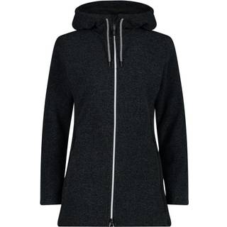 CMP Women's Jacket Fix Hood 34H2856 Fleecejakke Damer størrelse 34 farve sort