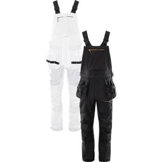 Kansas 130167 Evolve håndværker stretch overalls / Arbejdsoveralls Hvid D120