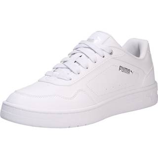 Women&#39;s Puma Court Classy Sneakers, White, Size 37.5, Shoes - Silver - 37.5