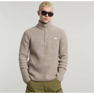 G-Star Skipper Quarter Zip Regular Fit Jumper Grey