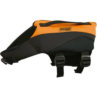 Seachoice Dog Life Vest Justerbar redningsvest til hunde m/grab h?ndtag r?d og sort st?rrelse stor 50-90 lbs.