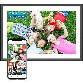 Arzopa smart fotoramme 15,6" med Full HD-skærm og 32 GB hukommelse