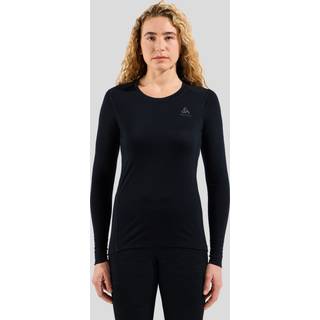 Odlo Merino 200 Crew Neck L/S Damebluse - Str. S, Åndbar & Isolerende til Løb