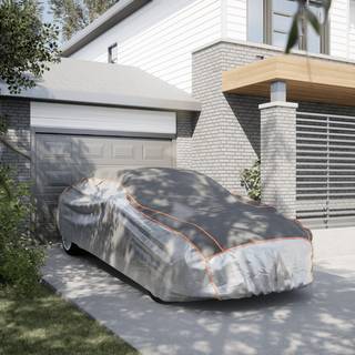 bilovertræk til Sedan str. L haglbeskyttelse grå og sølv