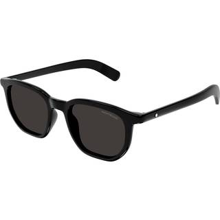 Montblanc Mand MB0352S 001 Solbriller Sort Grå Firkantet