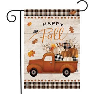 Happy Fall Pickup Truck Garden Flag 12.5 """" X 18 """" Briarwood Lane