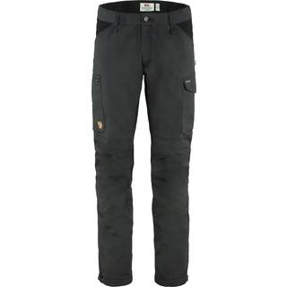 Fjällräven Men's Kaipak Trousers Dark Grey-Black, 58 Short