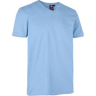ID 0372 PRO Wear CARE T-shirt V-hals Lys blå S