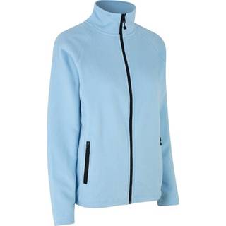ID 0805 Cardigan mikrofleece dame Lys blå XS