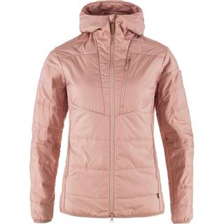 Fjällräven Women's Keb Padded Hoodie Syntetisk jakke Damer størrelse XL farve pink