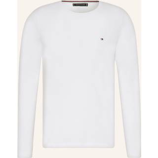 Tommy Hilfiger Herren Longsleeve weiß Slim Fit