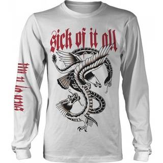 Sick Of It All Skjorte Eagle White L