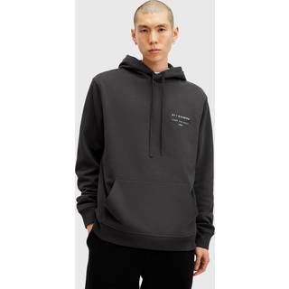 All Saints AllSaints Black Redact Black Pullover Hoody