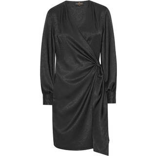 Karmamia - Ines Dress - Black Leo Dot Jacquard