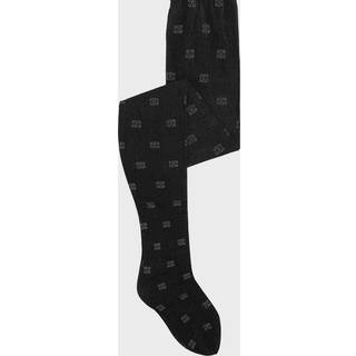 Ganni Tights Butterfly Lace Glitter S - Black - S