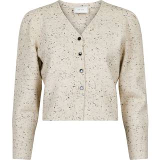 Hunter Multi Knit Cardigan, Beige Melange, 36