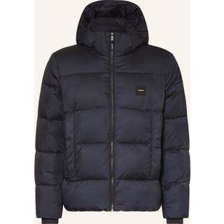 Calvin Klein Hooded Puffer Jacket Navy
