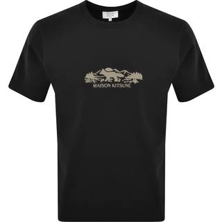 Maison Kitsune Outdoor Profile Fox T Shirt Black