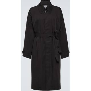 Bottega Veneta Cotton and silk trench coat - black - EU 48