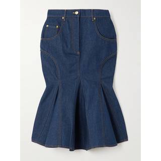Nina Ricci Denim midi skirt - blue - XXS