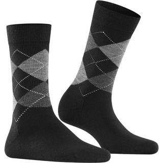 Burlington Marylebone Wool Socks - Black - Str 36/41