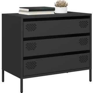 skænk 68x39x58,5 cm koldvalset stål sort