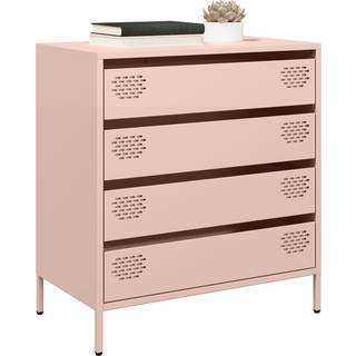 skab 68x39x73,5 cm koldvalset stål lyserød