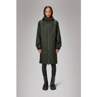 Lohja Longer Insulated Jacket W3T2 - Green - Rains - Grøn S