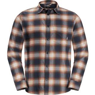 Jack Wolfskin Men's Wanderweg Shirt Intense Rust, S