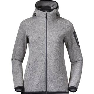 Kamphaug Knitted Hoodie W Chalk Sand (XL)