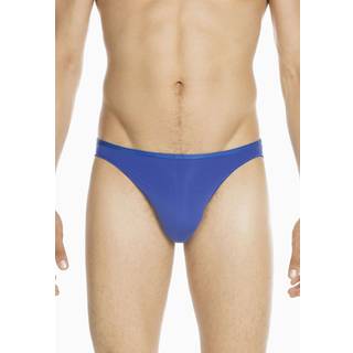 HOM Herren Slip blau Mikrofaser/Funktion unifarben