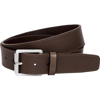 AIGNER Herren Gürtel braun Leder geprägt