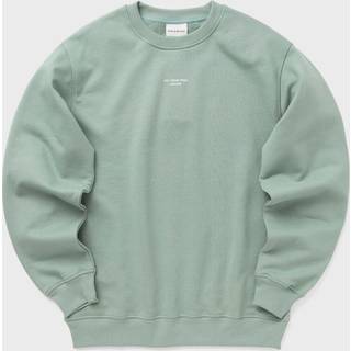 Drôle de Monsieur Classic Slogan Sweatshirt Water Green