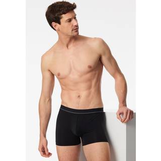 Schiesser Pure Micro Shorts Plain - Black - Large * Kampagne *