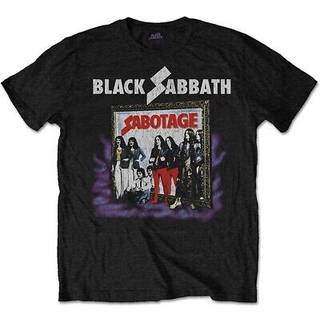 Black Sabbath Skjorte Sabotage Vintage Unisex Black L