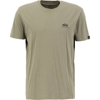 Alpha Industries Basic Small Logo T-SHIRT grøn M