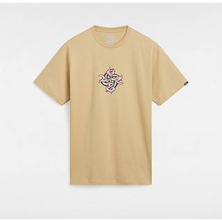 Vans - Orbits T-Shirt, Man, Beige, Size: XS - Beige - XS